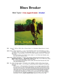 Mick Taylor © Felix Aeppli 07-2020 / 08-2021