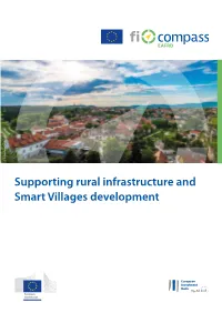 Supporting Rural Infrastructure and Smart Villages Development Supporting Rural Infrastructure and Smart Villages Development