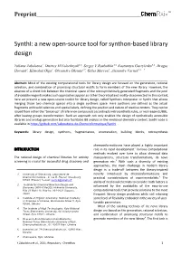 Synthi: a New Open-Source Tool for Synthon-Based Library Design