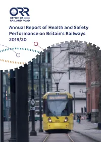 'Annual Report of Health and Safety Performance on Britain's Railways