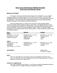 The Holy Cross Athletic Program