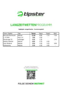 Langzeitwettenprogramm
