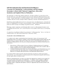 Self-Determination IQ and Emotional Intelligence: Concepts For