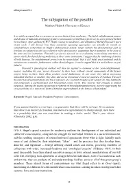 The Subjugation of the Possible Matthew Hedrick (University of Exeter)