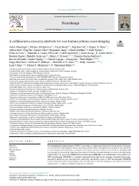 A Collaborative Resource Platform for Non-Human Primate Neuroimaging