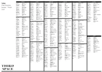 SOHO Main Timetable JAN MAR A4.Indd
