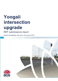 Yoogali Intersection Upgrade REF Submissions Report Roads and Maritime Services | December 2018