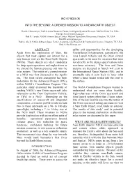 1 ABSTRACT Aside from the Exploration of Mars, the Objects That