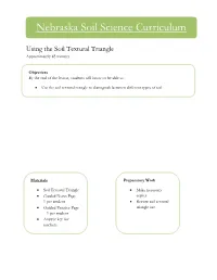 5 Using the Soil Textural Triangle