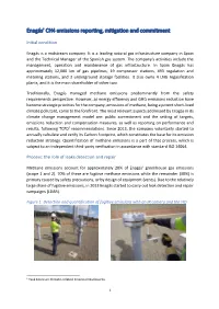 Enagás' CH4 Emissions Reporting, Mitigation and Commitment