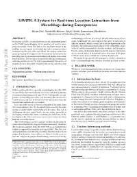 SAVITR: a System for Real-Time Location Extraction from Microblogs During Emergencies
