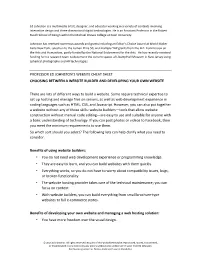 STAND out Web Hosting Cheat Sheet F