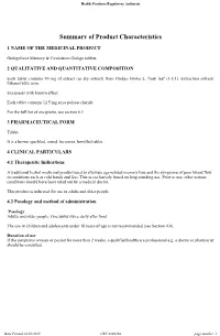 Summary of Product Characteristics