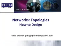 Topologies How to Design