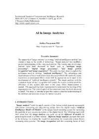 AI in Image Analytics