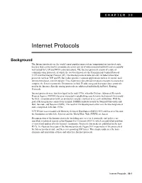 Internet Protocols
