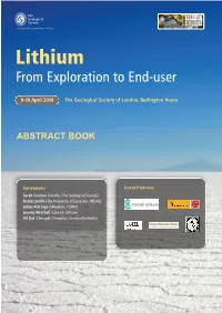 Lithium from Exploration to End-User