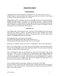 SHADOWLANDS Introduction