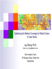 Site Analytics Team JP Morgan Chase / Bank One 06/29/2004 Overview