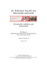 10. Schweizer Tag Für Den Informatik Unterricht