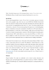 Bate's Weaver Survey