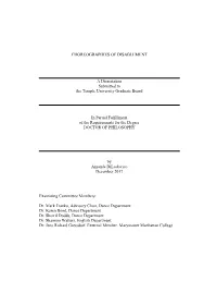 Choreographies of Disablement