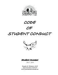 Code of Student Conduct