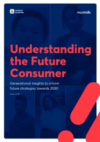 Generational Insights to Inform Future Strategies Towards 2030