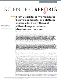 As a Platform Molecule for the Synthesis of Different