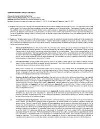 Clemson University Facility Use Policy