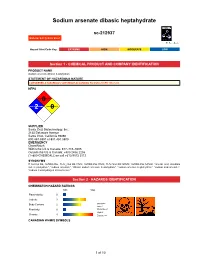 Sodium Arsenate Dibasic Heptahydrate