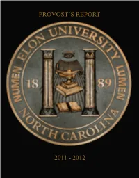 2012 Provost Report.Indd