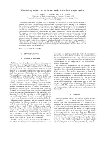 Evaluating Balance on Social Networks from Their Simple Cycles