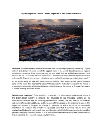 How Is Dharavi Organized to Be a Sustainable Model