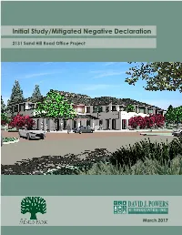 Initial Study/Mitigated Negative Declaration