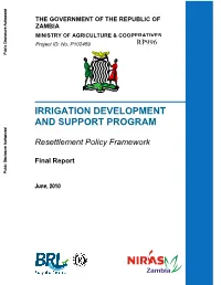 Irrigation Development and Support Program