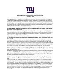 NYG Postgame (Vs. Jets) Transcripts: Head Coach Joe Judge August 14, 2021