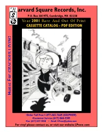 Cassette Catalog - Pdf Edition