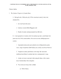 Chapter Outline