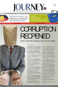 Corruption Reopened Twenty Years After Fitzgerald, What Have We Learned?