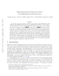 Exponential Improvement in Precision for Simulating Sparse Hamiltonians