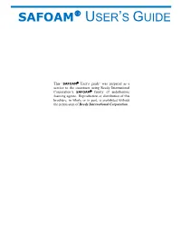 Injection Molding Foam Guidelines