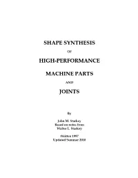 Shape Synthesis Notes
