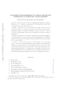 Arxiv:1710.01903V3 [Math.AG] 1 Aug 2019 Istic, .Introduction 1