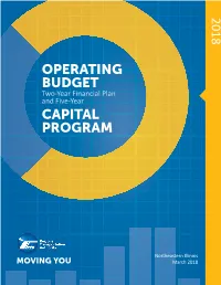 OPERATING BUDGET Two-Year Financial Plan and Five-Year CAPITAL PROGRAM