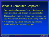 From Surface Rendering to Volume