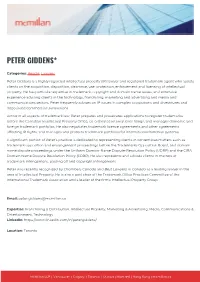Peter Giddens*