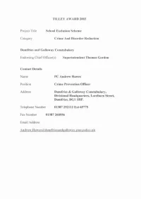 School Exclusion Scheme