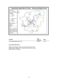 112 Location Grid Reference Date Thorne Moor Colliery Area 7015