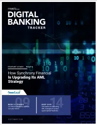 How Synchrony Financial Is Upgrading Its AML Strategy